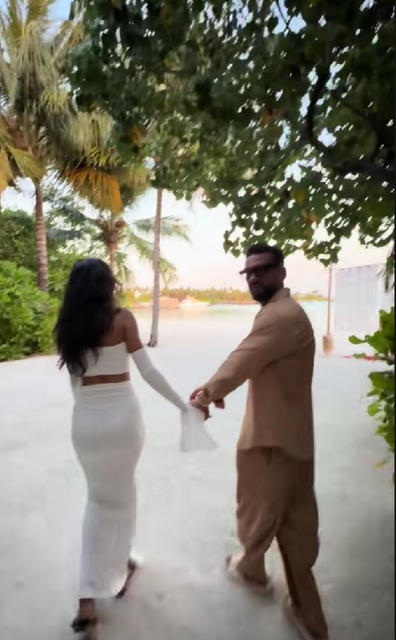 Andreea și Dorian Popa s-au căsătorit în Maldive/ Sursa foto: TikTok