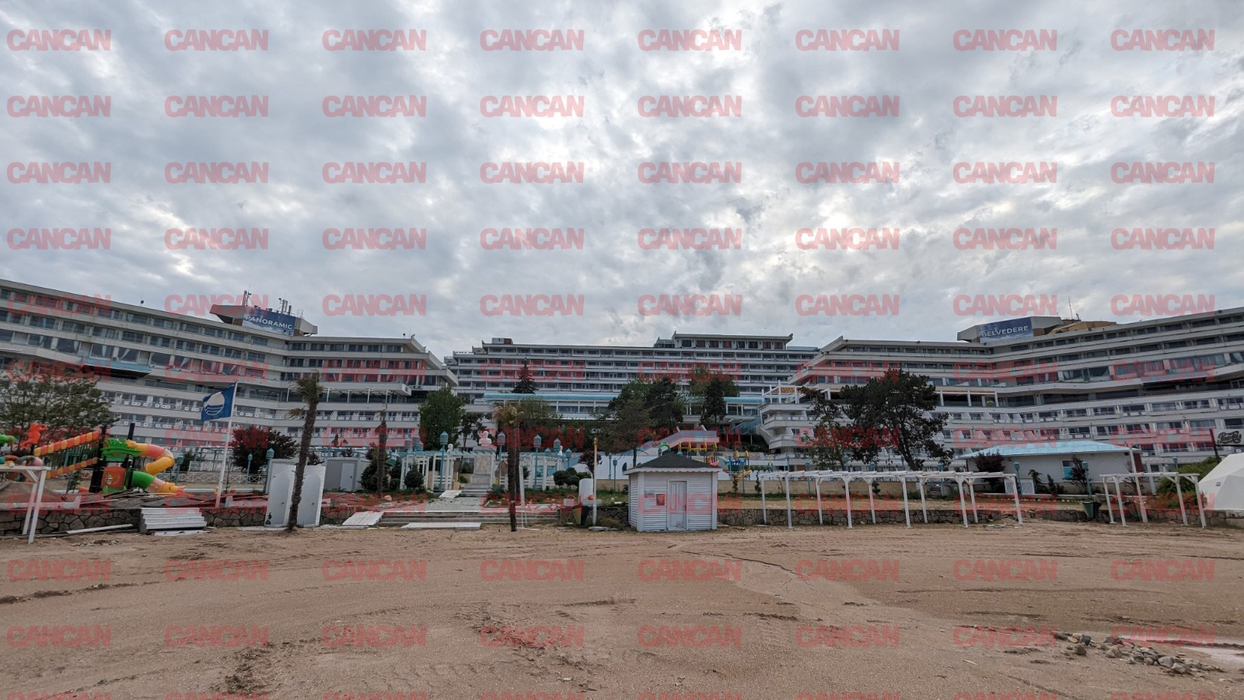 Complexul hotelier pare acum pustiu / sursă foto: Cancan.ro