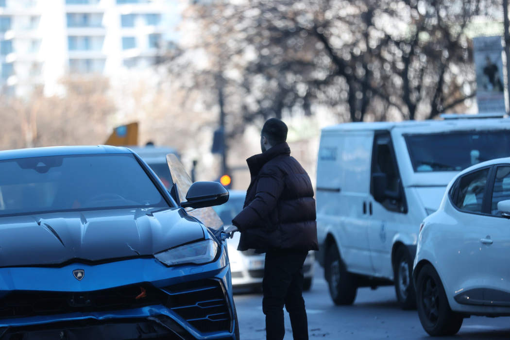 Fostul ”ginere” al lui Gigi Becali a făcut accident (Foto: CANCAN.RO)