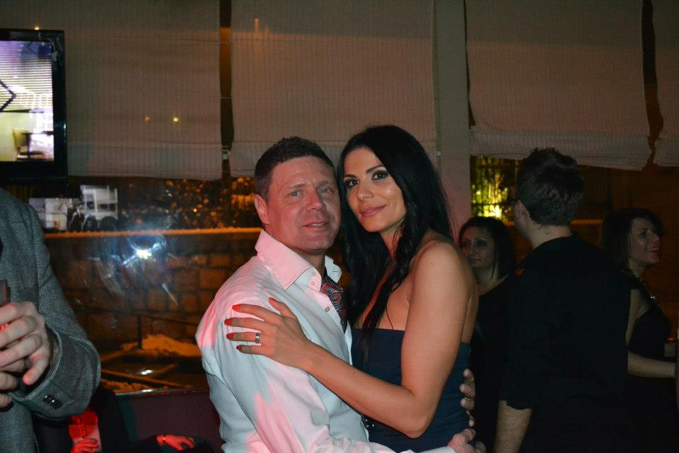Tibor Selymes, alături de cea de-a doua soție, Daniela