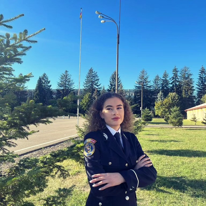 Roberta este  polițista de 21 de ani care a murit într-un accident cumplit/ Sursa foto: Facebook