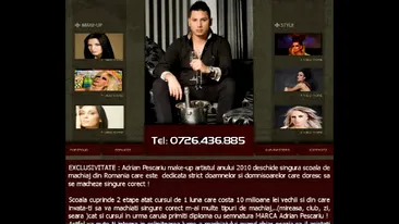 Adrian Pescariu, cel mai agramat make-up artist din Romania!