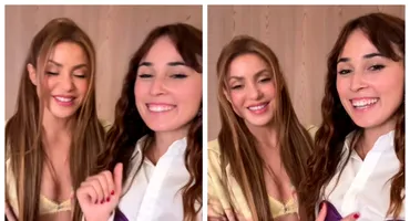 Primele cuvinte pe care Shakira le-a rostit în limba română. Filmarea cu celebra artistă a devenit virală!