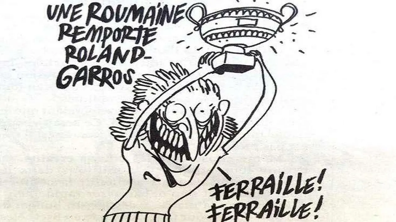 Ziariștii de la Charlie Hebdo, chemați în Parlamentul European după caricatura cu Simona Halep
