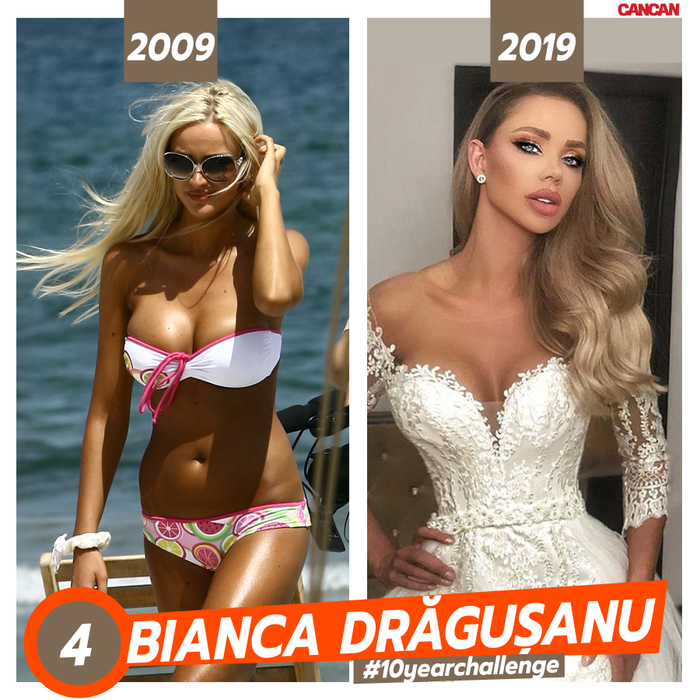 #10yearchallenge. Cum arătau Andra, Gina Pistol sau Antonia în urmă cu 10 ani. Top 30 transformări  ale vedetelor din România