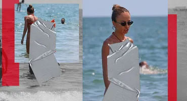Monica a intrat în apă, iar costumul minuscul a… COD ROȘU! Ce ”piesă” e a lu' Cocoș!