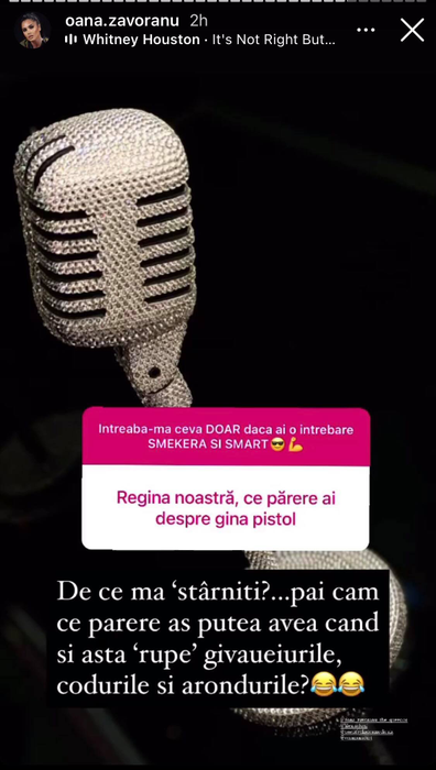 Oana Zăvoranu n-o „iartă” nici pe iubita lui Smiley. Actrița și-a spus părerea despre Gina Pistol „Și asta rupe…”