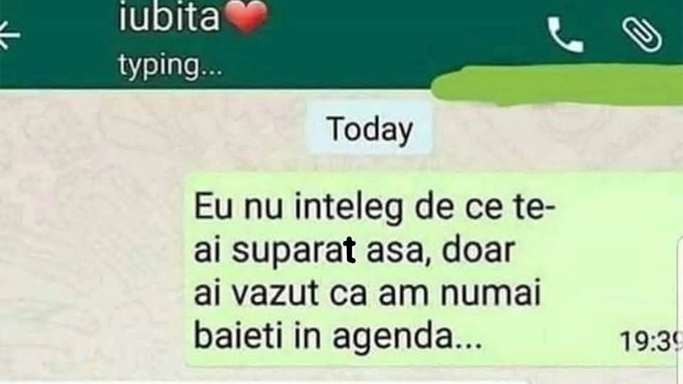 Bancul de weekend | "Eu nu înțeleg de ce te-ai supărat așa"