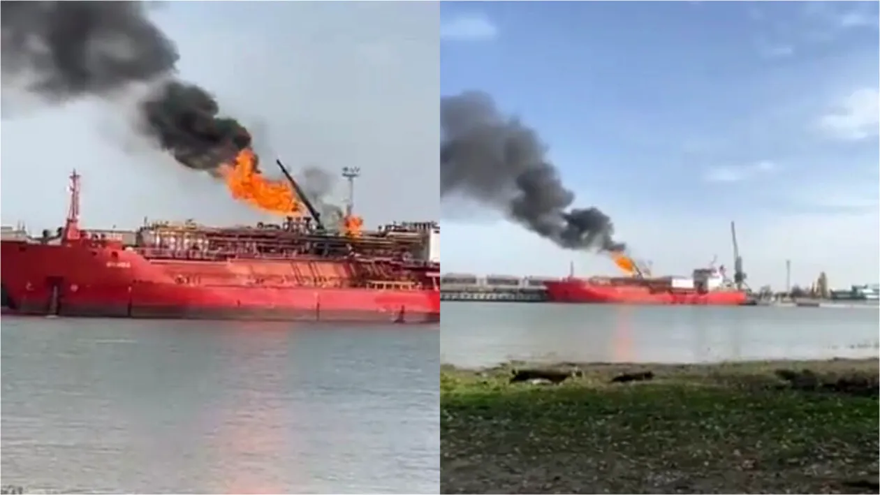 ISU Tulcea, prima reacție după ce locuitorii din Plauru au fost evacuați. Risc de explozie pe Dunăre