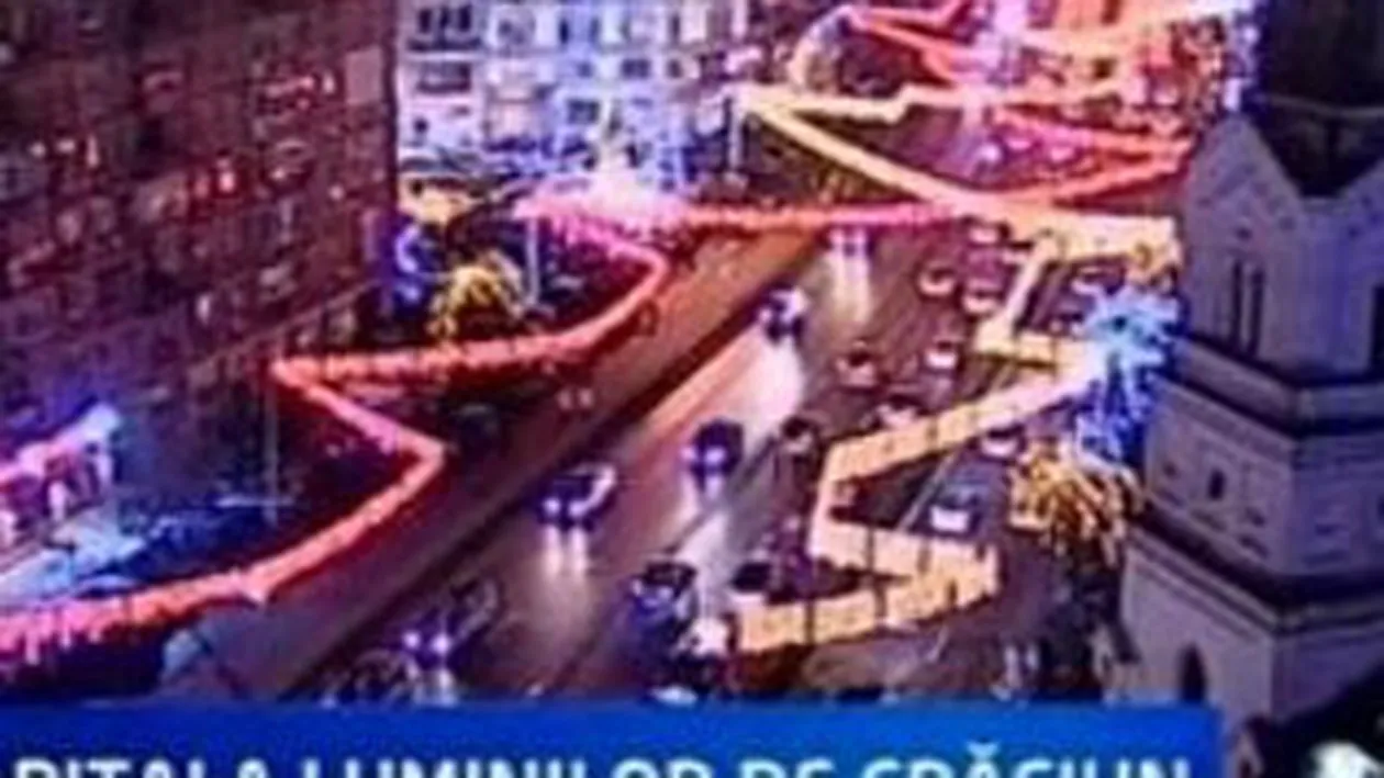 Bucurestiul a imbracat haina de sarbatoare! VEZI AICI  cum s-au aprins luminitele in Capitala!