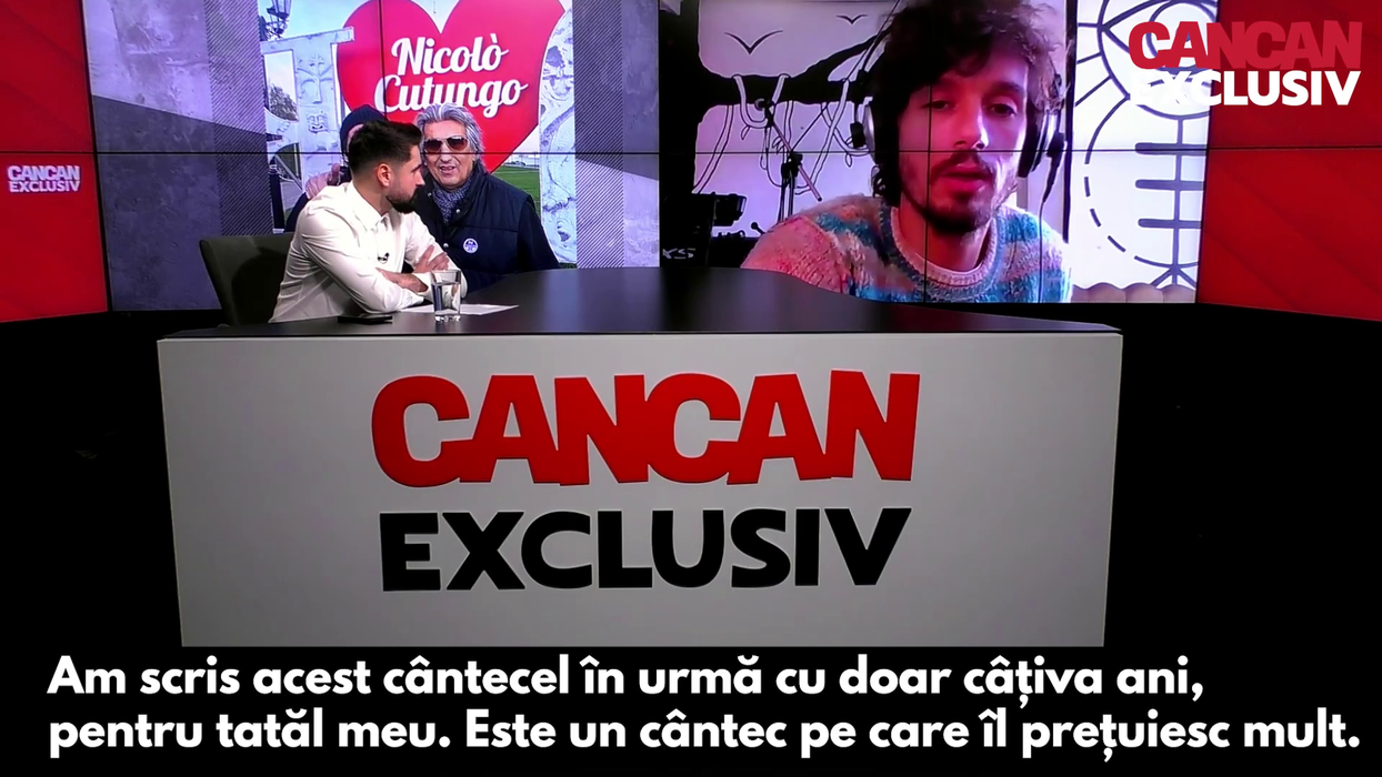 Nico, fiul lui Toto Cutugno, a făcut destăinuiri de suflet, în emisiunea CANCAN EXCLUSIV (Foto: captură video)
