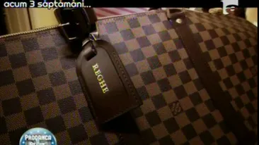 Supertare! Reghe s-a dat in fapt in Vegas la magazinul Louis Vuitton - Si-a luat geanta cu numele lui pe ea si curele cu logo mare sa se vada bogatia - Nici lautarii nu sunt ca tine!
