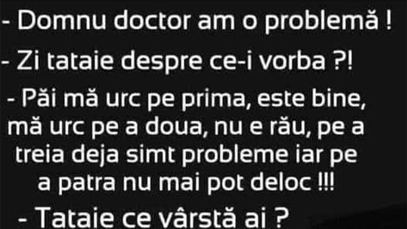 BANCUL ZILEI | Pensionarul și medicul