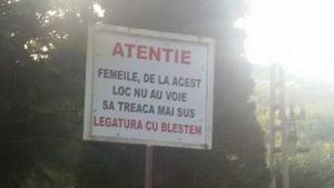 Un mesaj legat de un blestem a devenit viral! Oamenii nu ştiu ce să creadă despre istoria locului