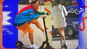 Vedetele autohtone, așa cum nu le-ai mai văzut niciodată! S-au urcat pe trotinete și... Cine e mai tare dintre Delia sau Inna?