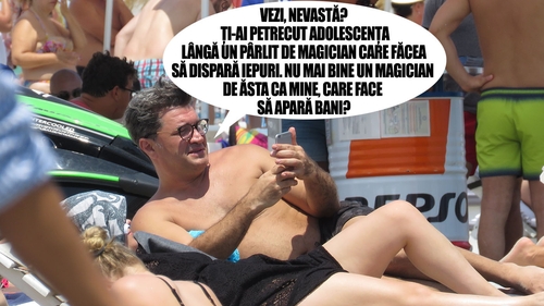 O mai ştii pe ”Colombina” de la Abracadabra? A făcut plajă ”deghizată” lângă ”Regele imobiliarelor”!