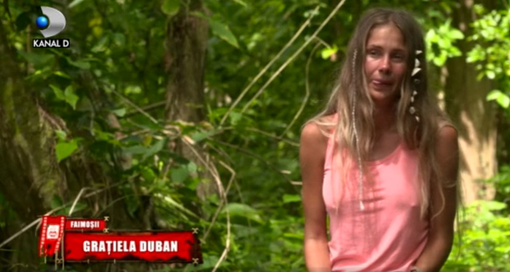 Cu ochii în lacrimi Graţiela Duban, mesaj pentru soţul ei: “Probabil că asta e lecţia”. Detaliul intim pe care l-au observat toţi la actriţa aflată la Survivor România