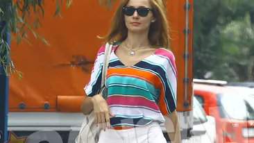 A incins Capitala! O cunoscuta stirista de la noi a reusit sa ameteasca toti barbatii cand a iesit in oras