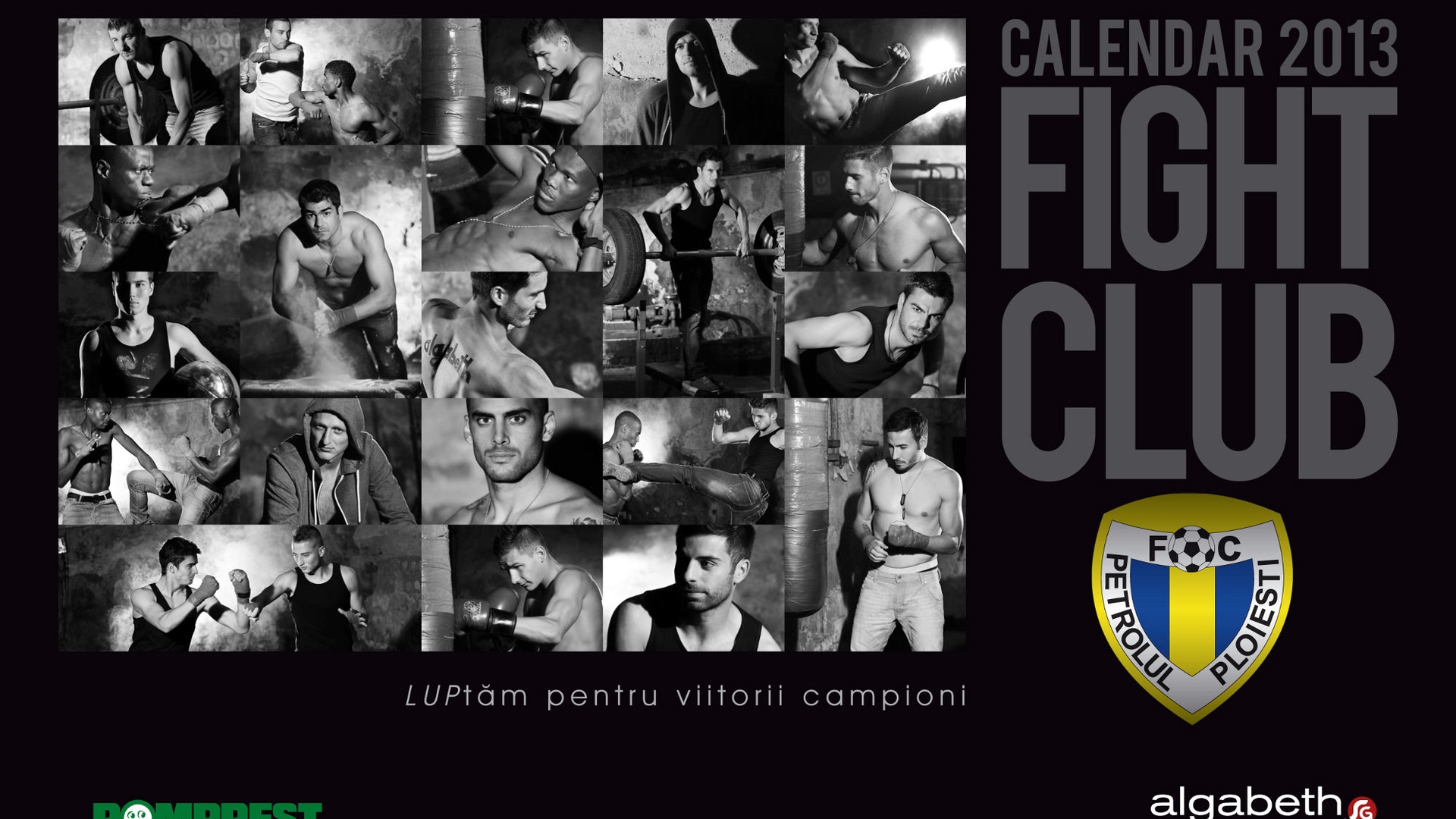 Calendar sexy pentru 2013! Imagini super fierbinţi cu fotbaliştii de la Petrolul Ploieşti!
