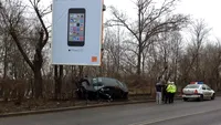 Un sofer incepator si-a facut PRAF masina! Ce facea la cateva minute dupa accident VIDEO