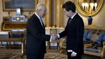 Regele Charles l-a primit pe Nicușor Dan la Palatul Buckingham! Imaginea cu momentul istoric