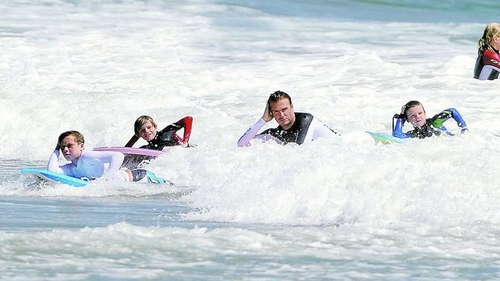 ...Beckhamii, surferi sincron