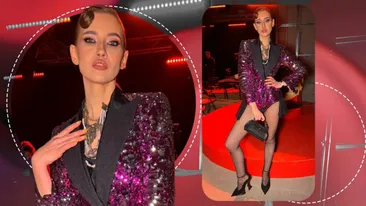 Iulia Albu poartă sacoul iconic al lui Beyoncé. Diva a strălucit pe covorul roșu de la Fashion Week 2026