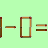 Test IQ exclusiv pentru genii | Mutați un singur chibrit, pentru a corecta 13-0=6