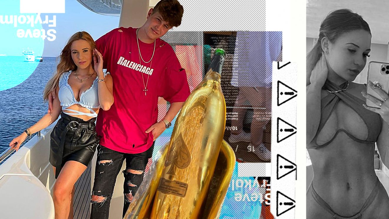 Julius Maximilian și ”Sexy-durdulia”, party privat cu râuri de șampanie, în Saint-Tropez