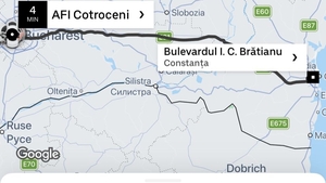 Cât costă o cursă cu Uber pe ruta București-Constanța, înainte de Crăciun? Florentina a ales să plece cu trenul când a văzut