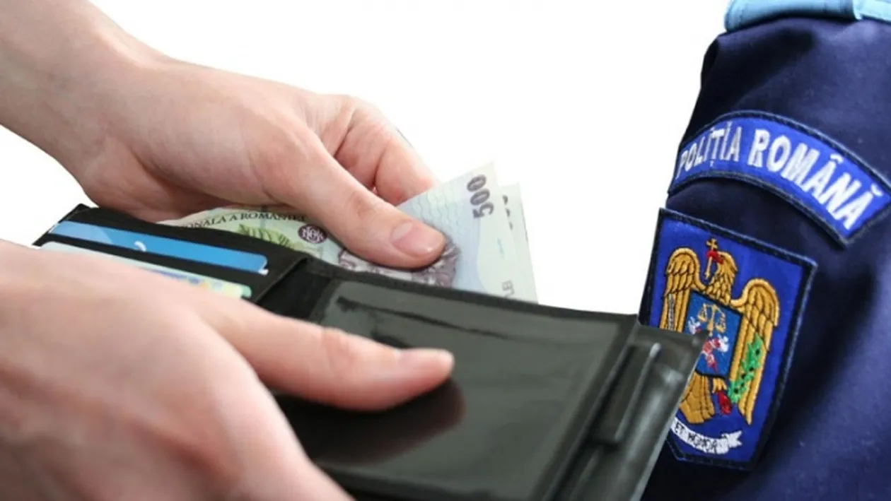 O femeie a oferit mită 10.000 de lei unui polițist din Cluj: ”Lasă, șefule, că o convingi tu să-și retragă plângerea”