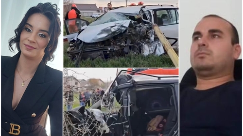 Filmul tragediei din Lumina. Primele imagini cu momentul accidentului în care Nicoleta și Valentin și-au pierdut viața