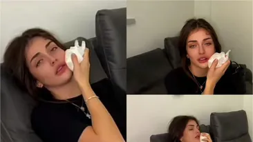 Imagini BIZARE cu Andreea Bostănică. S-a filmat după o intervenție, iar totul s-a viralizat rapid