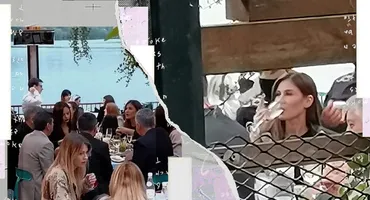 Prezentatoarea de la „Puterea dragostei” a sărbătorit “relaxarea” cu șampanie, la terasă