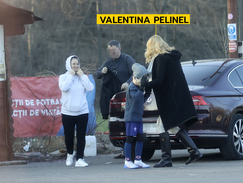 Valentina îl lasă ep Milan să plece pe teren (Foto: CANCAN.RO)