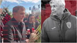 Ce mesaj a scris Gică Hagi pe coroana funerară depusă la căpătâiul lui Mircea Lucescu