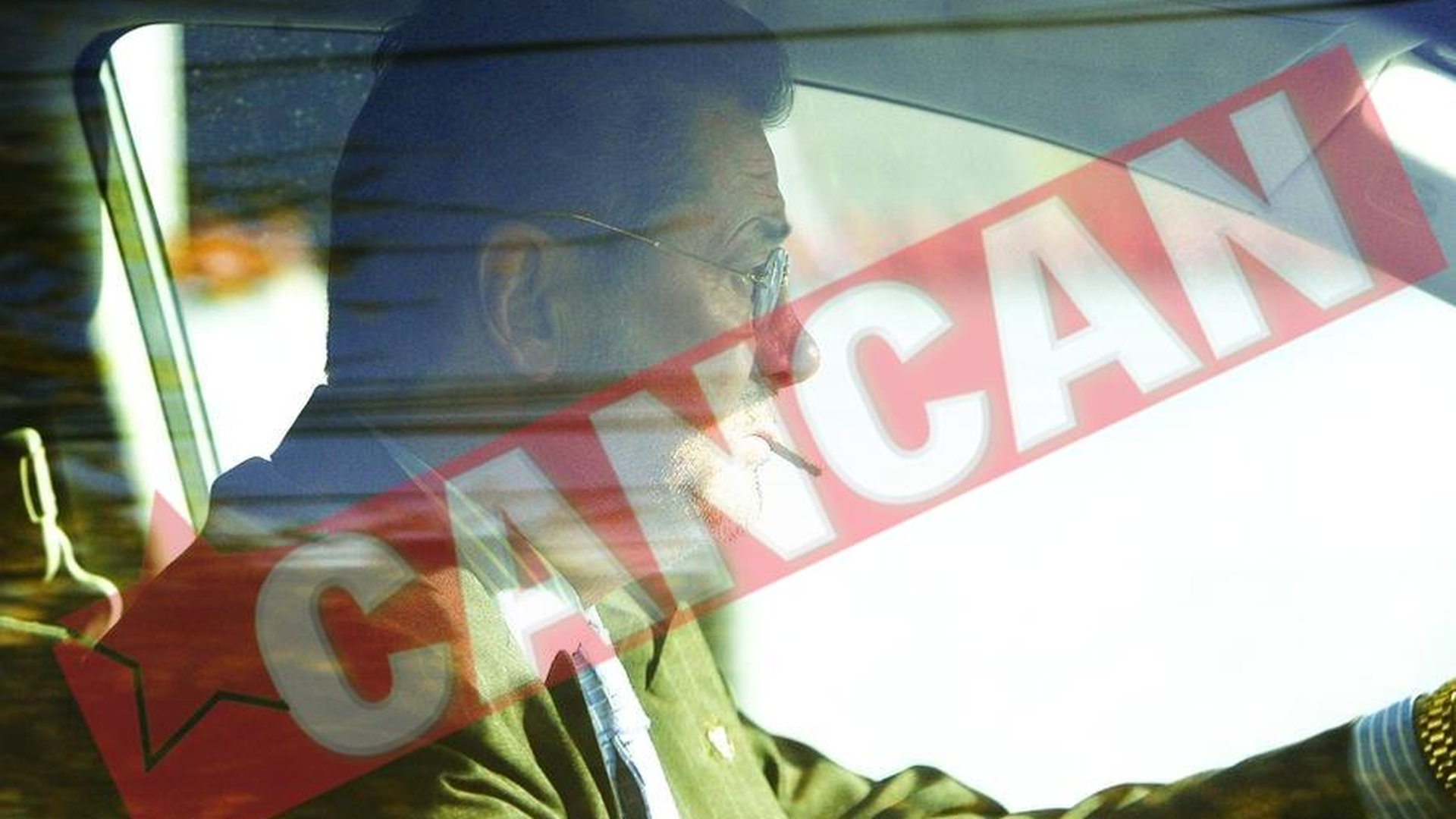 Cornel Dinu nu se opreste din fumat nici in masina