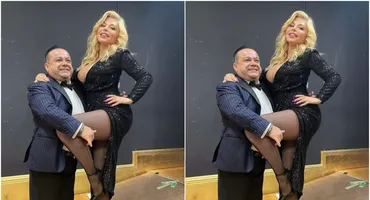 Momentul în care Adrian Minune o sărută pasional pe Loredana: ”Nevasta lui ce a zis?”