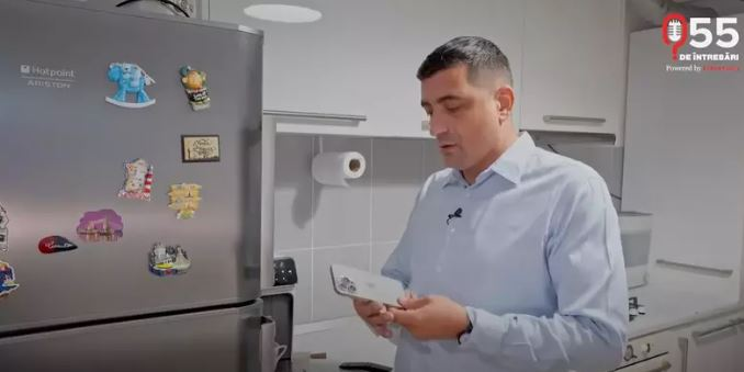 Imagini din apartamentul în care George Simion locuiețte cu chirie - în București/ sursă foto: libertatea