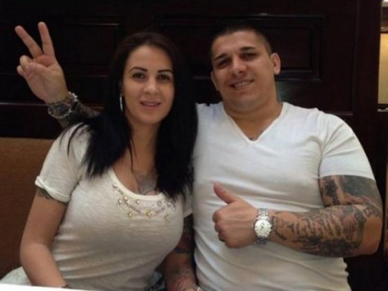 Adrian ”Beleaua” Corduneanu, alături de soția lui, cea supranumită ”Diamantul roz”