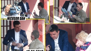 Cascadorii râsului cu un candidat la Primăria Generală. I-a ”terorizat” pe muşteriii de la Cocoşatu!