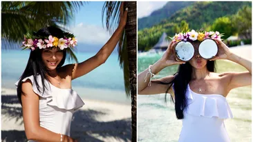 Corina Caragea, vacanță de vis! Cât a plătit pentru o singură masă în Bora Bora: „A meritat toți banii”