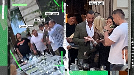 Alex Bodi, la șpriț cu „băieții răi” din Clanul Caranilor
