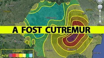 Cutremur puternic în urmă cu puţin timp în România. L-aţi simţit?