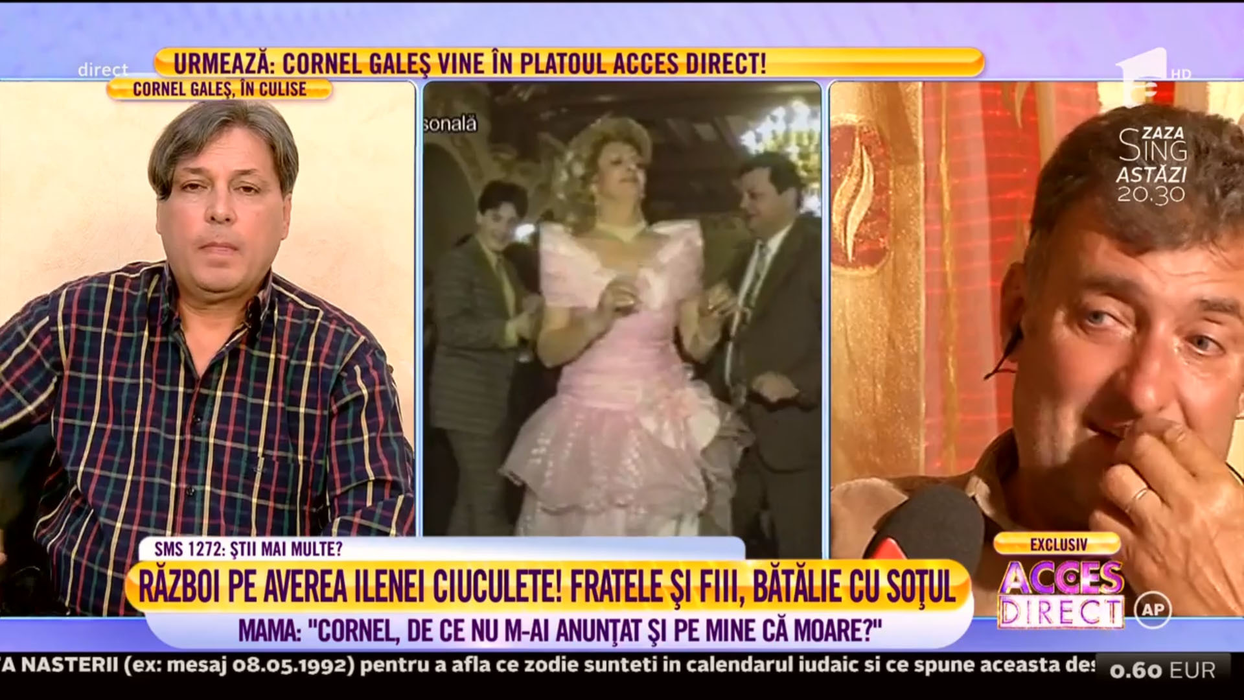 Cornel Galeş, prima confruntare cu familia Ilenei Ciuculete! Cum răspunde acuzaţiilor soţul artistei