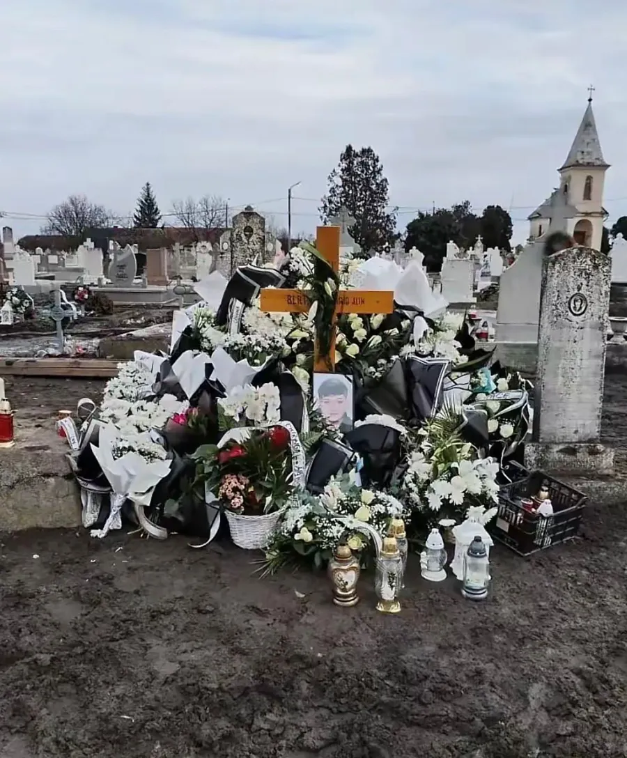 Mormântul lui Mario Berinde. Foto: TikTok