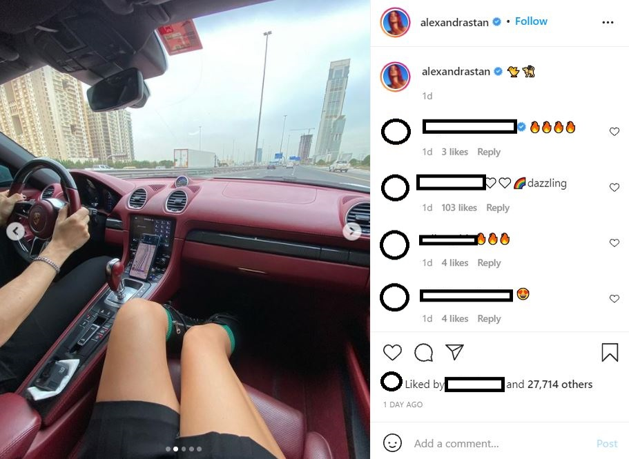 Alexandra Stan are un nou iubit!? - sursă foto: captură INSTAGRAM