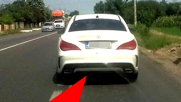 Şoferii de pe DN2 au crezut că nu văd bine! Ce număr de înmatriculare şi-a pus această tânără la maşină!