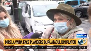 Mirela Vaida, în lacrimi în fața Poliției. Vedeta face plângere după atacul din platoul emisiunii 