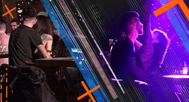 Ex-soțul bunăciunii de la Antenă  a dansat erotic în club  cu ”Prințesica tatuajelor”! Filmări în exclusivitate